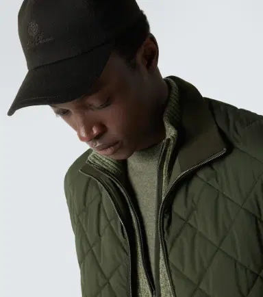 Loro Piana Logo embroidered suede baseball cap | Thumbnail 4 Loro Piana Logo embroidered suede baseball cap | Thumbnail 4