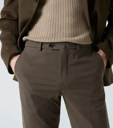 Loro Piana Carlo cotton-blend chinos | Thumbnail 2 Loro Piana Carlo cotton-blend chinos | Thumbnail 2