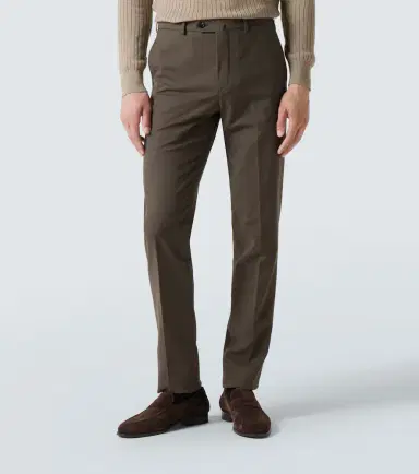 Loro Piana Carlo cotton-blend chinos | Thumbnail 4 Loro Piana Carlo cotton-blend chinos | Thumbnail 4