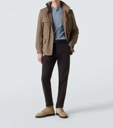 Loro Piana Carlo cotton-blend chinos | Thumbnail 2 Loro Piana Carlo cotton-blend chinos | Thumbnail 2