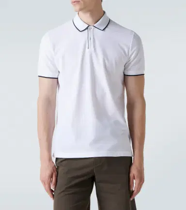 Loro Piana Cotton-blend piqué polo shirt | Thumbnail 2 Loro Piana Cotton-blend piqué polo shirt | Thumbnail 2