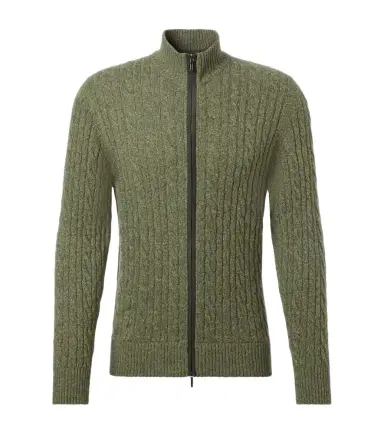 Loro Piana Cable-knit cashmere zip-up sweater | Thumbnail 1 Loro Piana Cable-knit cashmere zip-up sweater | Thumbnail 1