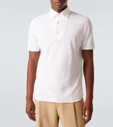 Loro Piana Brenna cotton piqué polo shirt | Thumbnail 6 Loro Piana Brenna cotton piqué polo shirt | Thumbnail 6