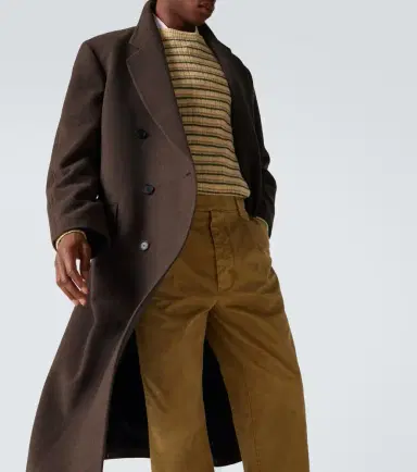 Auralee Double-breasted wool coat | Thumbnail 7 Auralee Double-breasted wool coat | Thumbnail 7