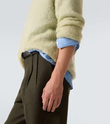Auralee ohair and wool sweater | Thumbnail 2 Auralee ohair and wool sweater | Thumbnail 2