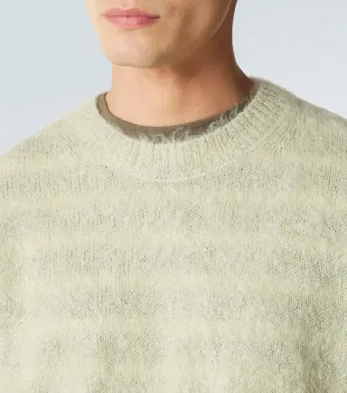 Auralee ohair and wool sweater | Thumbnail 7 Auralee ohair and wool sweater | Thumbnail 7