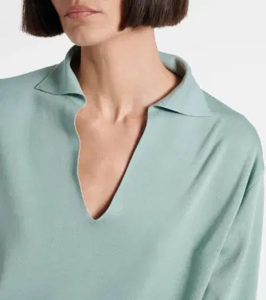 Loro Piana Silk and cotton polo sweater | Thumbnail 2 Loro Piana Silk and cotton polo sweater | Thumbnail 2