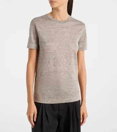 Loro Piana Gargano linen jersey T-shirt | Thumbnail 3 Loro Piana Gargano linen jersey T-shirt | Thumbnail 3
