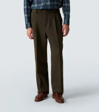 Auralee Camel hair flannel straight pants | Thumbnail 4 Auralee Camel hair flannel straight pants | Thumbnail 4