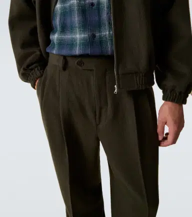 Auralee Camel hair flannel straight pants | Thumbnail 5 Auralee Camel hair flannel straight pants | Thumbnail 5