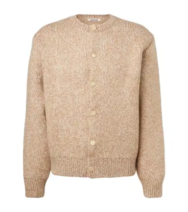 Auralee Wool and alpaca-blend cardigan | Thumbnail 1 Auralee Wool and alpaca-blend cardigan | Thumbnail 1