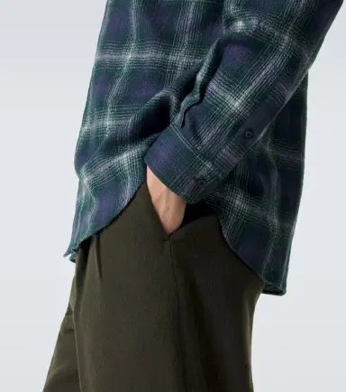 Auralee Checked wool shirt | Thumbnail 3 Auralee Checked wool shirt | Thumbnail 3