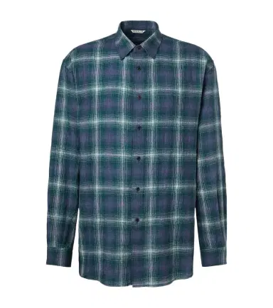 Auralee Checked wool shirt | Thumbnail 1 Auralee Checked wool shirt | Thumbnail 1