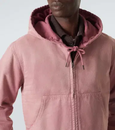 Auralee Cropped cotton hoodie | Thumbnail 5 Auralee Cropped cotton hoodie | Thumbnail 5