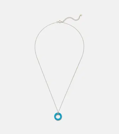 Mateo 14kt gold pendant necklace with turquoise | Thumbnail 1 Mateo 14kt gold pendant necklace with turquoise | Thumbnail 1