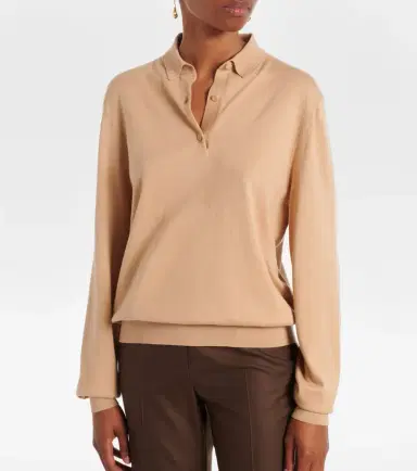 Loro Piana Ice Wish cotton polo sweater | Thumbnail 2 Loro Piana Ice Wish cotton polo sweater | Thumbnail 2