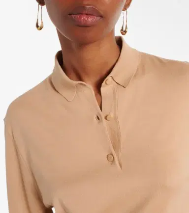 Loro Piana Ice Wish cotton polo sweater | Thumbnail 4 Loro Piana Ice Wish cotton polo sweater | Thumbnail 4
