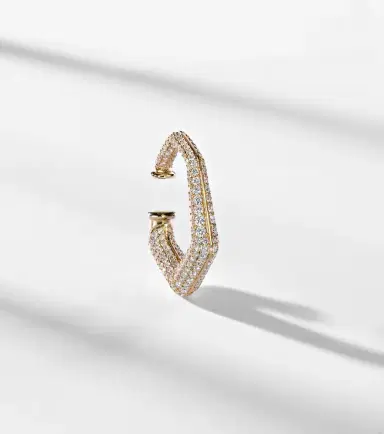 Ananya Carved 18kt gold ear cuff with diamonds | Thumbnail 5 Ananya Carved 18kt gold ear cuff with diamonds | Thumbnail 5