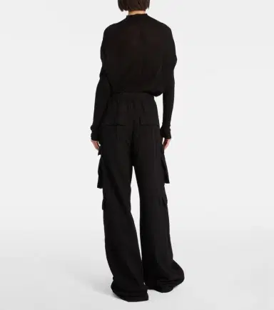 Rick Owens Jumbo Belas high-rise cotton cargo pants | Thumbnail 4 Rick Owens Jumbo Belas high-rise cotton cargo pants | Thumbnail 4