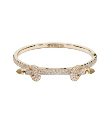 Ananya Chakra Icon 18kt gold bracelet with diamonds and quartz | Thumbnail 1 Ananya Chakra Icon 18kt gold bracelet with diamonds and quartz | Thumbnail 1