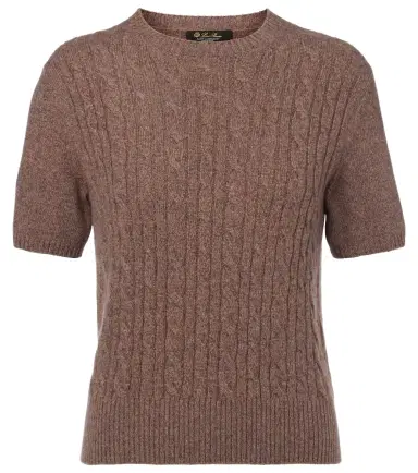 Loro Piana Treccia cable-knit cashmere sweater | Thumbnail 1 Loro Piana Treccia cable-knit cashmere sweater | Thumbnail 1