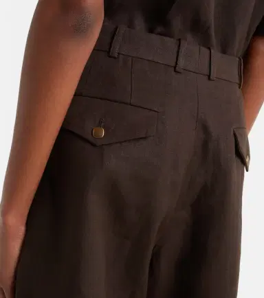 Loro Piana Combray linen Bermuda shorts | Thumbnail 5 Loro Piana Combray linen Bermuda shorts | Thumbnail 5