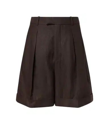 Loro Piana Combray linen Bermuda shorts | Thumbnail 1 Loro Piana Combray linen Bermuda shorts | Thumbnail 1