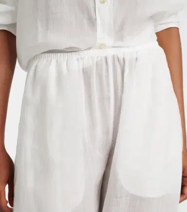 Leset Niko ramie cropped barrel-leg pants | Thumbnail 5 Leset Niko ramie cropped barrel-leg pants | Thumbnail 5