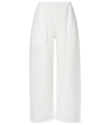 Leset Niko ramie cropped barrel-leg pants | Thumbnail 1 Leset Niko ramie cropped barrel-leg pants | Thumbnail 1