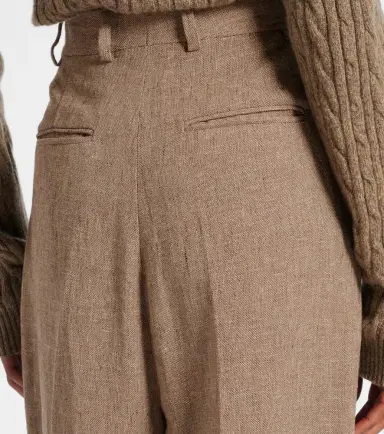 Loro Piana Linen wide-leg pants | Thumbnail 3 Loro Piana Linen wide-leg pants | Thumbnail 3