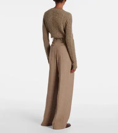 Loro Piana Linen wide-leg pants | Thumbnail 4 Loro Piana Linen wide-leg pants | Thumbnail 4