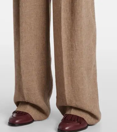 Loro Piana Linen wide-leg pants | Thumbnail 5 Loro Piana Linen wide-leg pants | Thumbnail 5