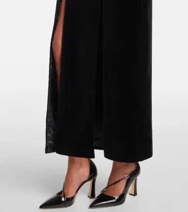 Nina Ricci Cotton velvet maxi skirt | Thumbnail 5 Nina Ricci Cotton velvet maxi skirt | Thumbnail 5