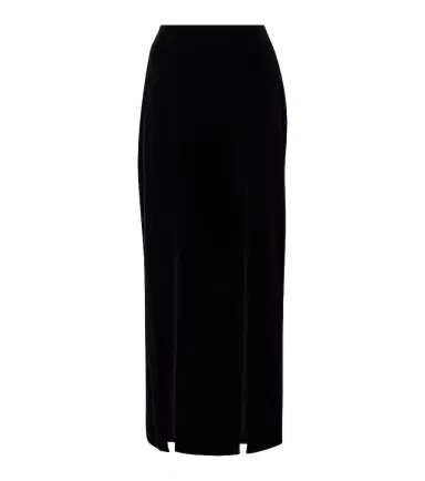 Nina Ricci Cotton velvet maxi skirt | Thumbnail 1 Nina Ricci Cotton velvet maxi skirt | Thumbnail 1