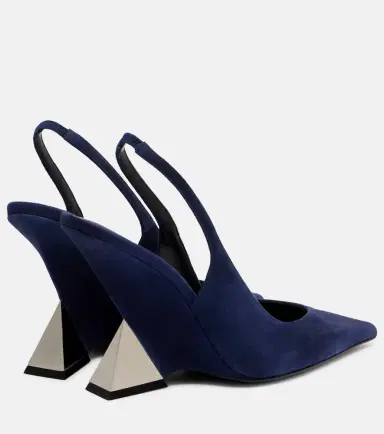 The Attico Cheope 105 suede slingback pumps | Thumbnail 2 The Attico Cheope 105 suede slingback pumps | Thumbnail 2