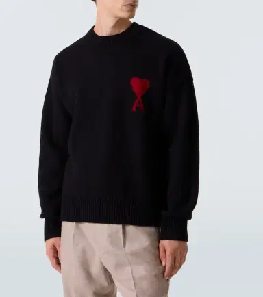 Ami Paris Ami De Caur virgin wool sweater | Thumbnail 2 Ami Paris Ami De Caur virgin wool sweater | Thumbnail 2