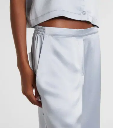 Leset Barb Painter satin pants | Thumbnail 2 Leset Barb Painter satin pants | Thumbnail 2