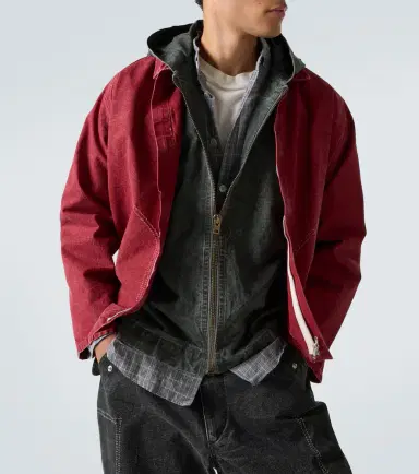 A.PRESSE A. Presse Vintage hooded distressed denim jacket | Thumbnail 5 A.PRESSE A. Presse Vintage hooded distressed denim jacket | Thumbnail 5