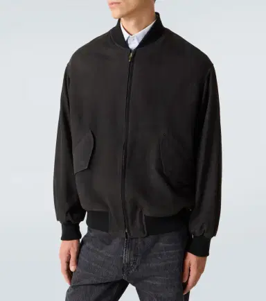 A.Presse A. Presse Suede blouson jacket | Thumbnail 4 A.Presse A. Presse Suede blouson jacket | Thumbnail 4