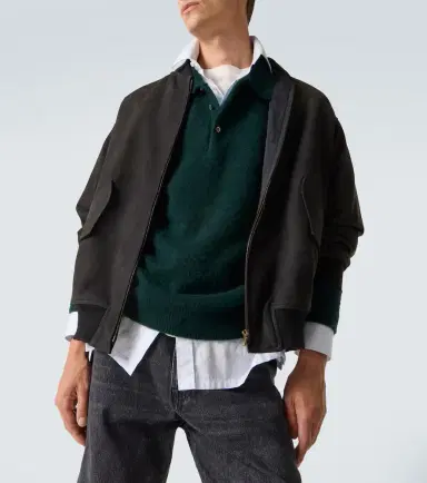 A.Presse A. Presse Suede blouson jacket | Thumbnail 7 A.Presse A. Presse Suede blouson jacket | Thumbnail 7
