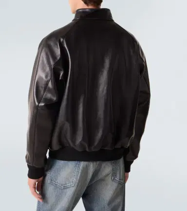A.Presse A. Presse Leather bomber jacket | Thumbnail 2 A.Presse A. Presse Leather bomber jacket | Thumbnail 2