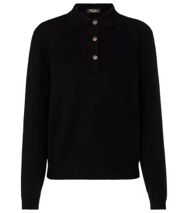 Loro Piana Classic cashmere polo sweater | Thumbnail 1 Loro Piana Classic cashmere polo sweater | Thumbnail 1
