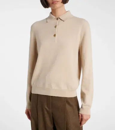 Loro Piana Classic cashmere polo sweater | Thumbnail 3 Loro Piana Classic cashmere polo sweater | Thumbnail 3