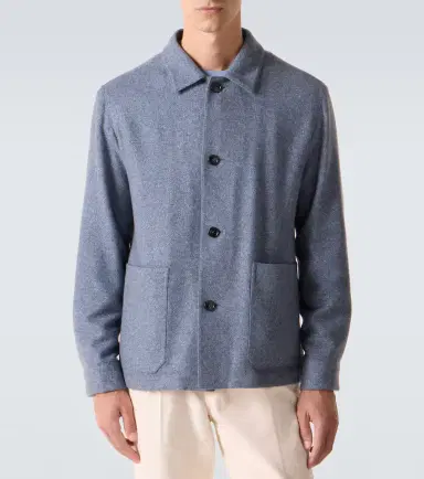 Zegna Cashmere and silk overshirt | Thumbnail 3 Zegna Cashmere and silk overshirt | Thumbnail 3
