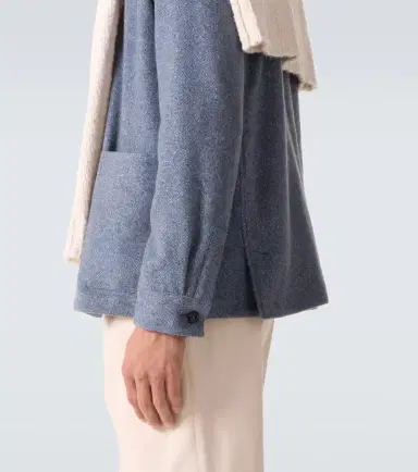 Zegna Cashmere and silk overshirt | Thumbnail 4 Zegna Cashmere and silk overshirt | Thumbnail 4