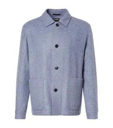 Zegna Cashmere and silk overshirt | Thumbnail 1 Zegna Cashmere and silk overshirt | Thumbnail 1