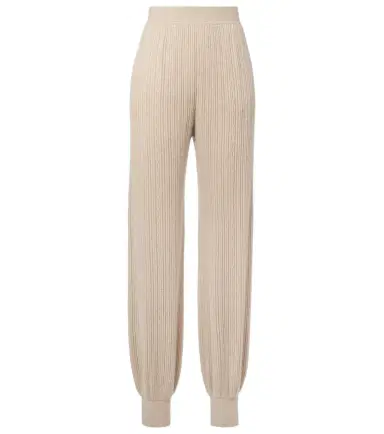 Loro Piana Plane Tree ribbed-knit cashmere sweatpants | Thumbnail 1 Loro Piana Plane Tree ribbed-knit cashmere sweatpants | Thumbnail 1