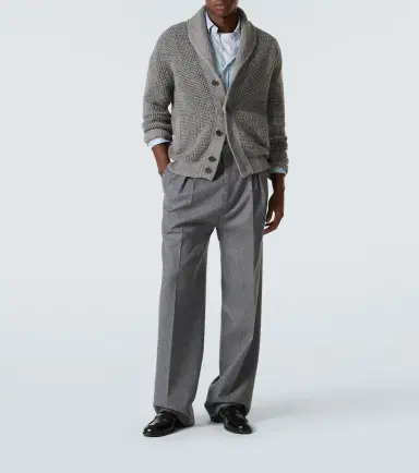 Zegna Waffle-knit cashmere and mohair cardigan | Thumbnail 4 Zegna Waffle-knit cashmere and mohair cardigan | Thumbnail 4
