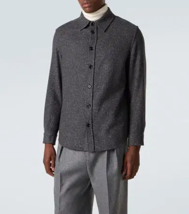 Zegna Cashmere and silk overshirt | Thumbnail 5 Zegna Cashmere and silk overshirt | Thumbnail 5