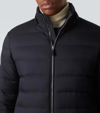 Zegna Technical twill down jacket | Thumbnail 4 Zegna Technical twill down jacket | Thumbnail 4